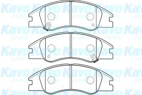 KAVO PARTS BP4012 Комплект гальмівних колодок, дискове гальмо