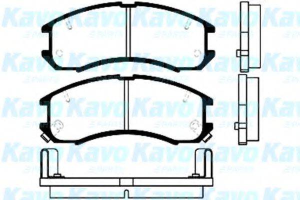 KAVO PARTS BP4516 Комплект гальмівних колодок, дискове гальмо