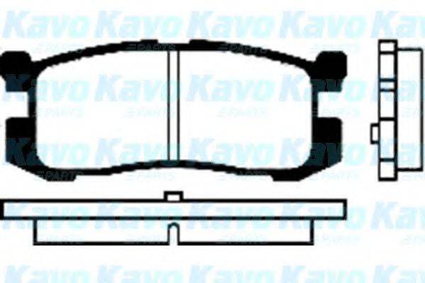 KAVO PARTS BP4538 Комплект гальмівних колодок, дискове гальмо