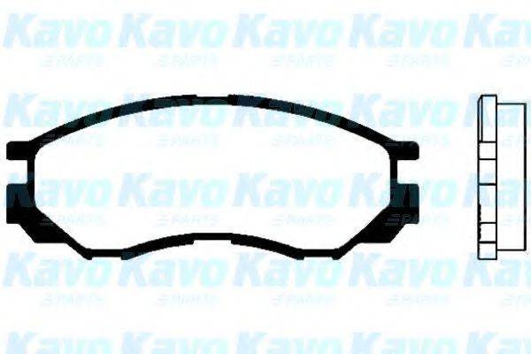 KAVO PARTS BP5518 Комплект гальмівних колодок, дискове гальмо