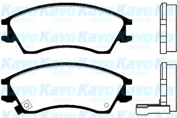 KAVO PARTS BP8007 Комплект гальмівних колодок, дискове гальмо