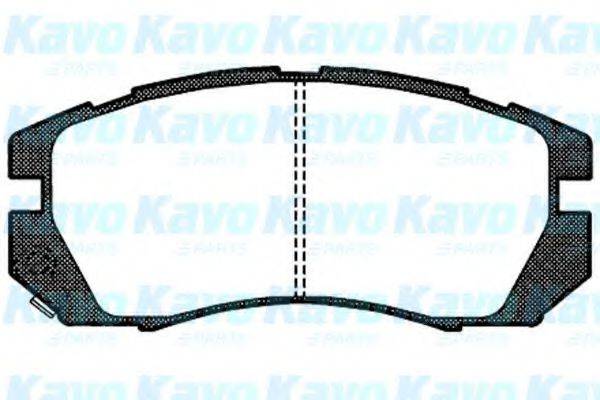 KAVO PARTS BP8008 Комплект гальмівних колодок, дискове гальмо