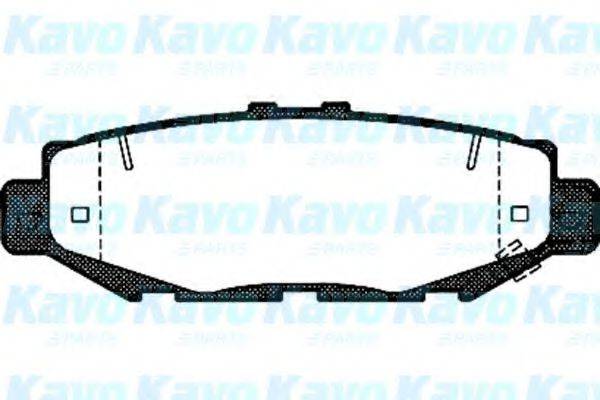 KAVO PARTS BP9055 Комплект гальмівних колодок, дискове гальмо