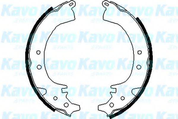 KAVO PARTS BS9912 Комплект гальмівних колодок