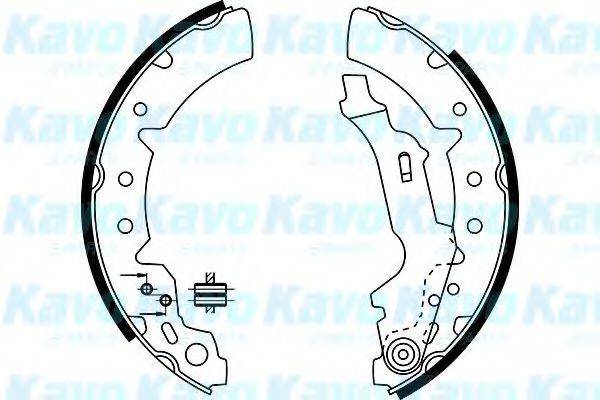 KAVO PARTS BS9926 Комплект гальмівних колодок