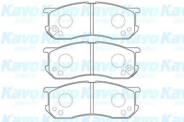 KAVO PARTS BP9119 Комплект гальмівних колодок, дискове гальмо