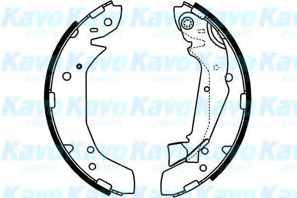 KAVO PARTS BS3416 Комплект гальмівних колодок