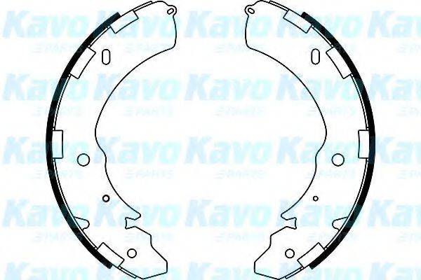 KAVO PARTS BS6418 Комплект гальмівних колодок