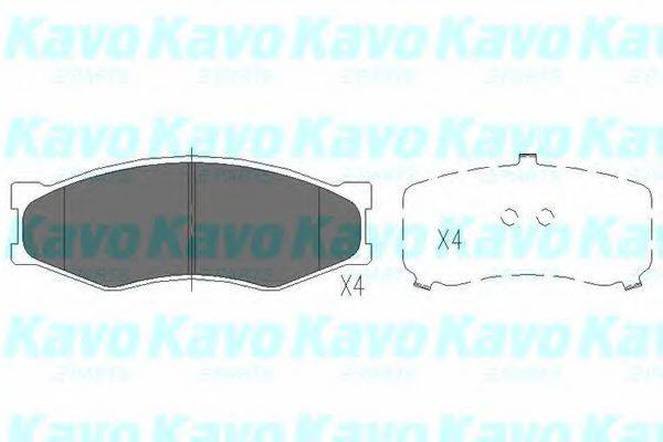 KAVO PARTS KBP6523 Комплект гальмівних колодок, дискове гальмо