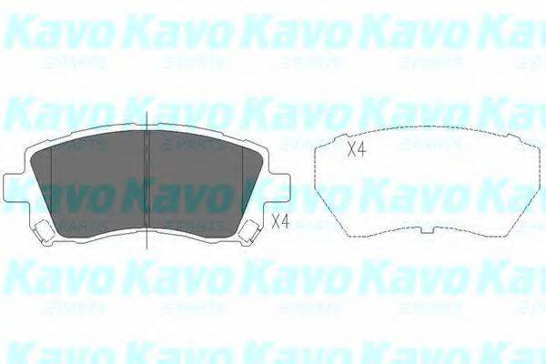 KAVO PARTS KBP8001 Комплект гальмівних колодок, дискове гальмо