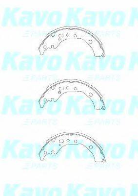 KAVO PARTS BS9948 Комплект гальмівних колодок