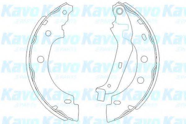 KAVO PARTS KBS7410 Комплект гальмівних колодок