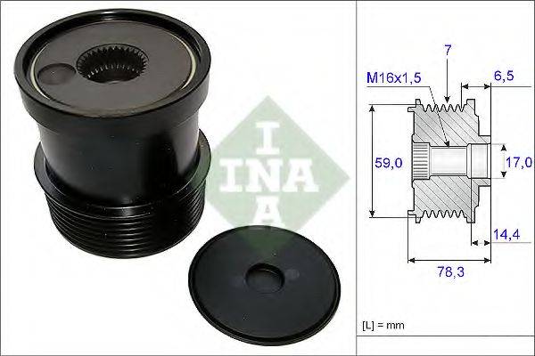 INA 535012010 Механізм вільного ходу генератора