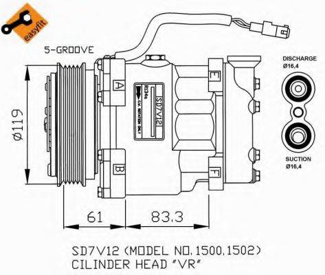 NRF 32219G Компресор, кондиціонер