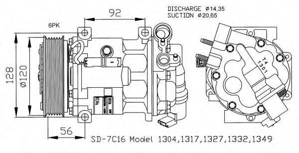 NRF 32239G Компресор, кондиціонер