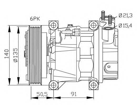 NRF 32289G Компресор, кондиціонер