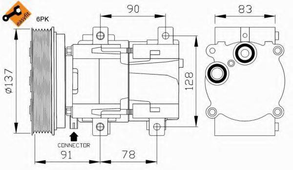 NRF 32301G Компресор, кондиціонер