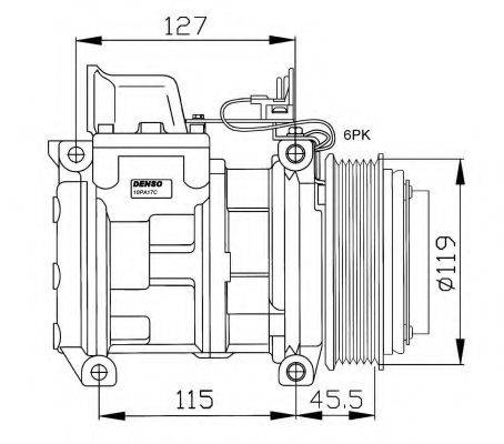 NRF 32406 Компресор, кондиціонер