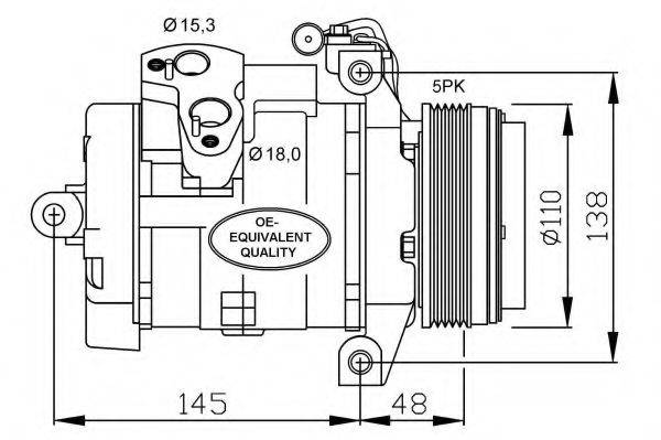 NRF 32432 Компресор, кондиціонер