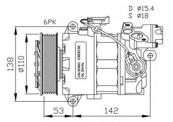 NRF 32463G Компресор, кондиціонер