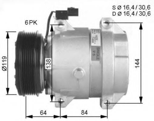 NRF 32483G Компресор, кондиціонер