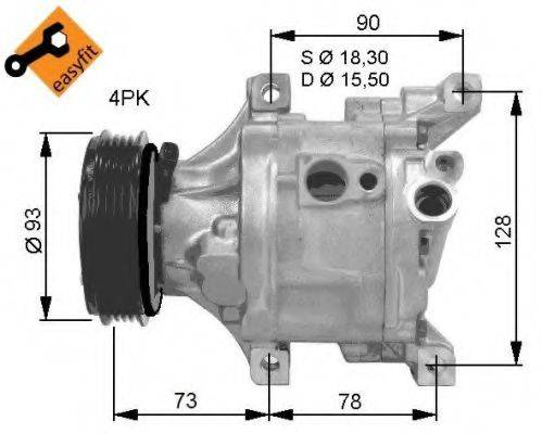 NRF 32686G Компресор, кондиціонер