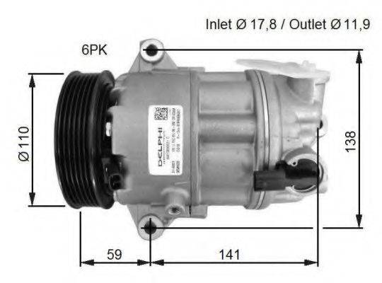 NRF 32783G Компресор, кондиціонер