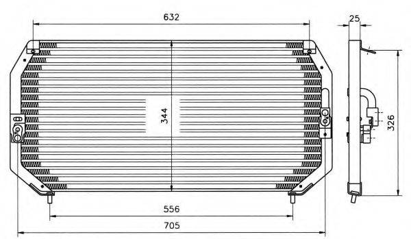 NRF 35193 Конденсатор, кондиціонер