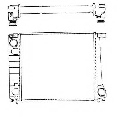NRF 51349 Радіатор, охолодження двигуна