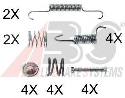 A.B.S. 0006Q Комплектуючі, гальмівна колодка
