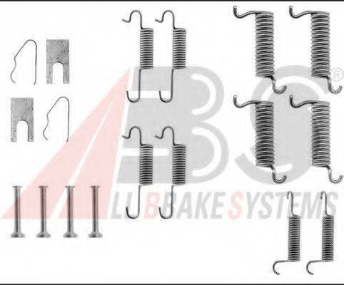 A.B.S. 0536Q Комплектуючі, гальмівна колодка