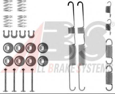 A.B.S. 0643Q Комплектуючі, гальмівна колодка