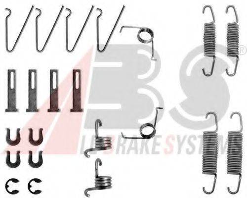 A.B.S. 0703Q Комплектуючі, гальмівна колодка