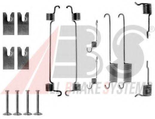 A.B.S. 0731Q Комплектуючі, гальмівна колодка