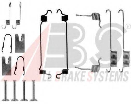 A.B.S. 0751Q Комплектуючі, гальмівна колодка