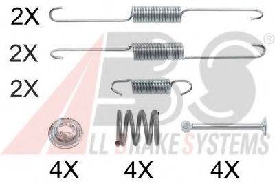 A.B.S. 0879Q Комплектуючі, гальмівна колодка