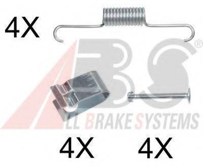 A.B.S. 0884Q Комплектуючі, гальмівна колодка