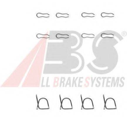A.B.S. 0939Q Комплектуючі, колодки дискового гальма