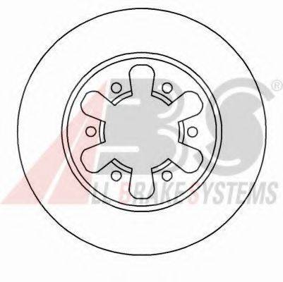 A.B.S. 16020OE гальмівний диск