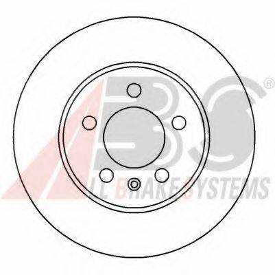 A.B.S. 16880OE гальмівний диск