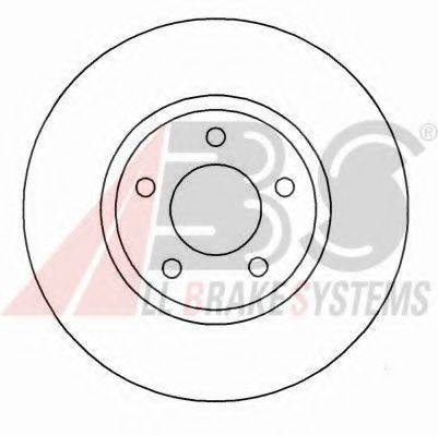 A.B.S. 16949OE гальмівний диск