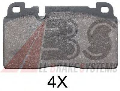 A.B.S. 37959 Комплект гальмівних колодок, дискове гальмо