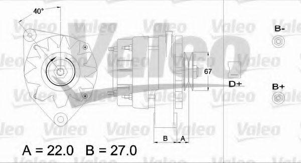 VALEO 433384 Генератор