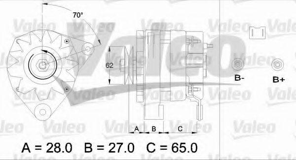 VALEO 433446 Генератор