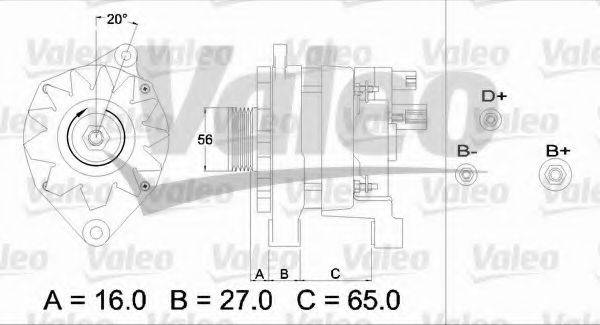 VALEO 433468 Генератор