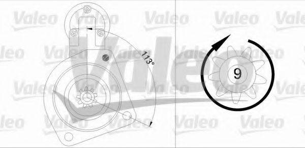 VALEO 436017 Стартер