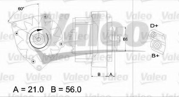 VALEO 436134 Генератор