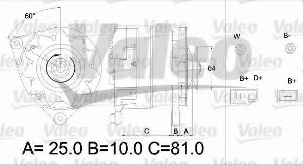 VALEO 436181 Генератор