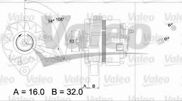 VALEO 436230 Генератор