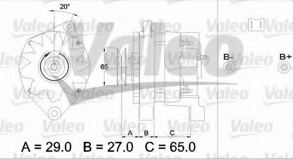 VALEO 436250 Генератор